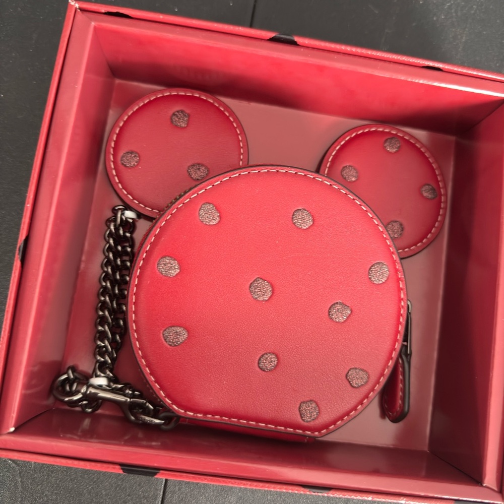 COACH  Disney X Boxed Minnie Mouse Coin Purse